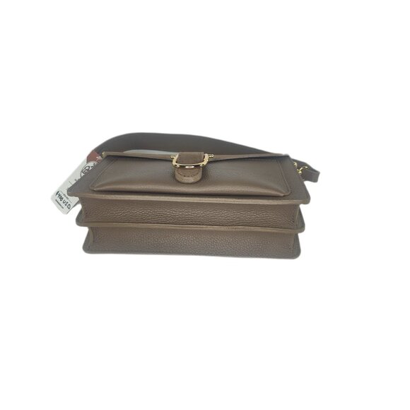 Charlie Leather "Zilvia" Small Olive Green Suede Textured Leather Bag - NWT - Picture 5 of 14